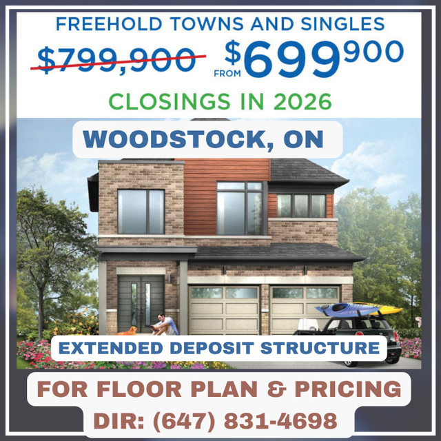 New Towns and Detached in Woodstock in Houses for Sale in Woodstock