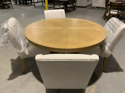 HUGE dining table and chair  clearance starts now , View more