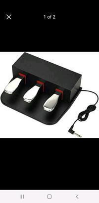 DAOK 3-pedal for digital keyboard piano,Three foot pedal unit