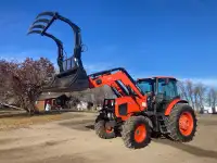 2014 Kubota M135GX front wheel assist loader tractor 
