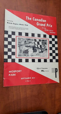 1961 The Canadian Grand Prix Magazine