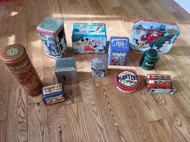Collection of tins in Arts & Collectibles in Bedford