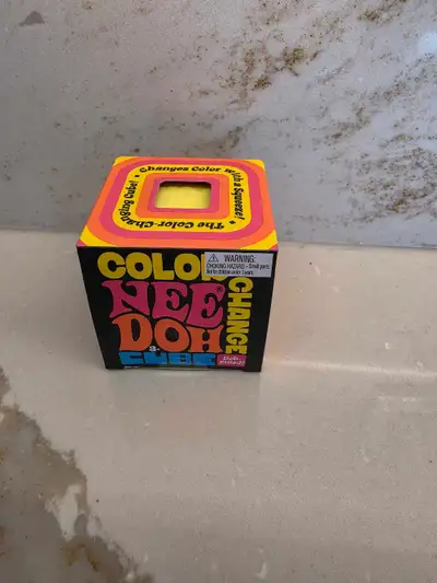 Rare! Yellow Color Change Needoh Cube , View more