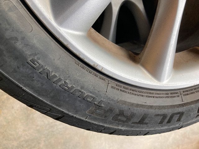 4 Acura TSX Rims and all-season tires.  215/50R17 in Tires & Rims in Barrie - Image 2