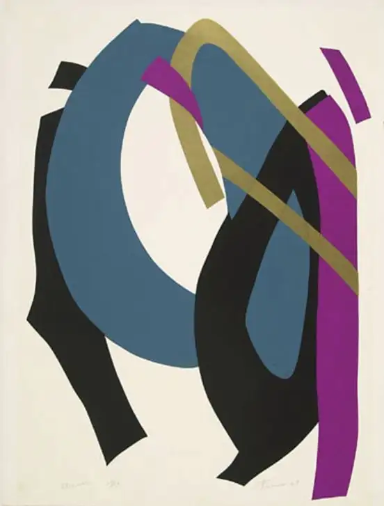 Original silk-screen print by Marcelle Ferron Chawak 196962863270700675123