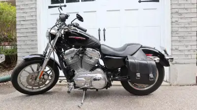 well maintained Sportster XL883 Low model. Note mileage is in MILES not KM's. New battery 2024. Good...