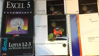 EXCEL 5, LOTUS 123, HTML, ACCESS 2000, POWERPOINT 2000, VISIO 20, View more