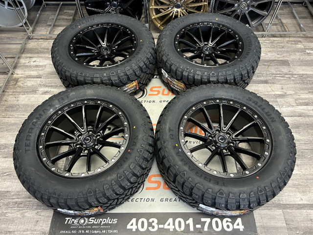 20" BLACKHORN Rims 6x139.7 & SAILUN R/T 33" Tires GMC/CHEVY 1500 in Tires & Rims in Calgary - Image 3