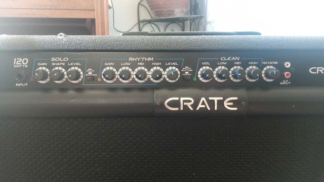 Crate solid state 120watt amp in Amps & Pedals in Edmonton - Image 2