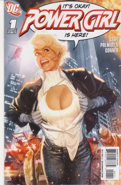 #1-RI - Retailer Incentive (July 2009) 1:10 Ratio -Covers by Adam Hughes. Written by Jimmy Palmiotti...