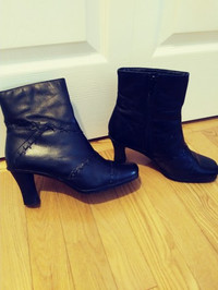 Leather Winter Boots, lined.  Size 7M