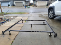Heavy Duty Adjustable Metal QUEEN/Double Size Bed frame Pickup