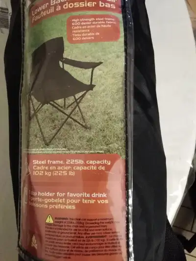 brand new camp chair, View more