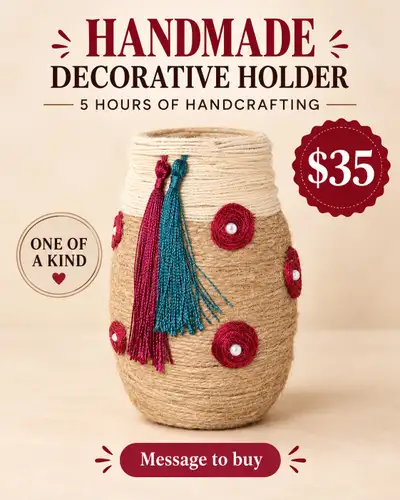 Handmade Decorative Holder, View more
