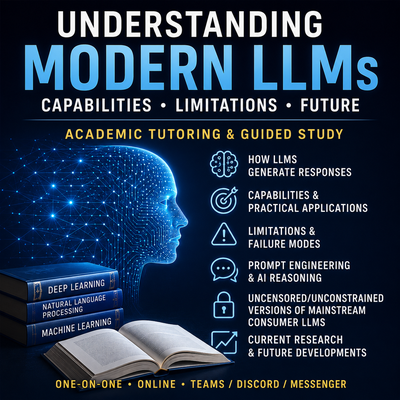 Understanding LLMs: Capabilities, Limitations & Future - $20/h, View more