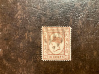 Timbre- Labuan- North Borneo- 1892, 10c, brun