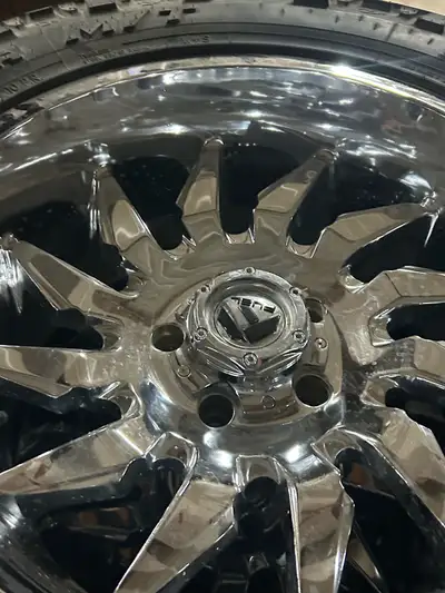 305/55r20. Plenty of tread. 3rd gen ram 1500 bolt pattern (226)622-1985