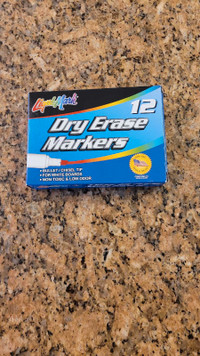 LIQUI-MARK Chisel Tip Dry Erase Markers, Blue (Pack of 12)