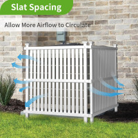 Privacy Screen Trash Can Enclosure