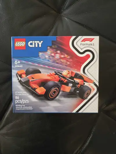 New LEGO City F1 Driver with McLaren Race Car set (60442)