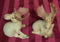 Vintage Moose Salt & Pepper Shakers