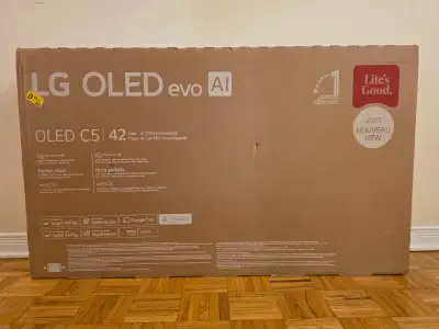 LG C5 42" OLED TV BNIB, View more