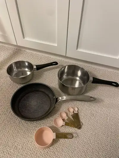 Kitchen Pots & Pans & Measuring Spoons/Cups, View more
