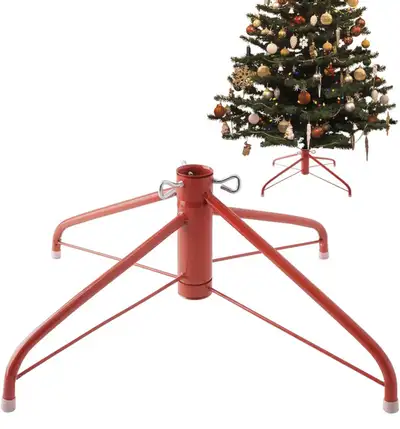️ Metal Christmas Tree Stand — Folding 4-Leg Design for 5–8 ft Artificial Trees Sale Price: $17.99 (...