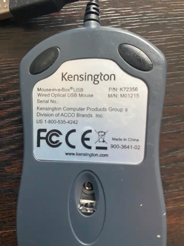 Kensington K72356US Mouse-in-a-Box USB Desktop Mouse (Black) in Other in Regina - Image 3