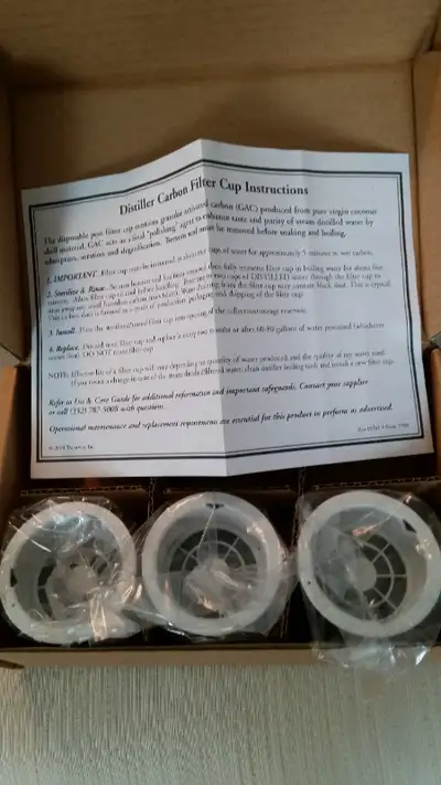 New Waterwise Distiller Carbon Filters, View more