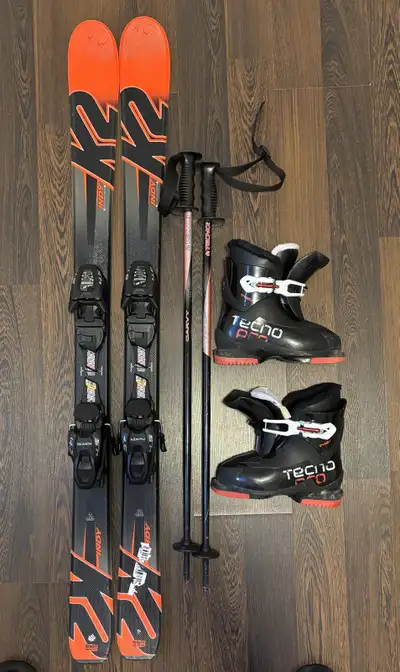 Kids ski set, goggles included, View more