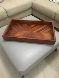 Wooden sturdy beautiful tray