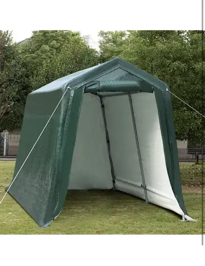 7ft W X 12ft L Storage Shelter Heavy Duty Enclosed Shed, View more