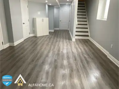 basement renovation, View more