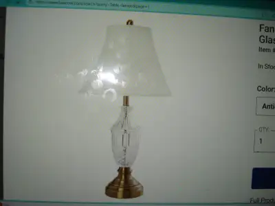 "NEW. TABLE LAMPS"  $100.00 US., View more