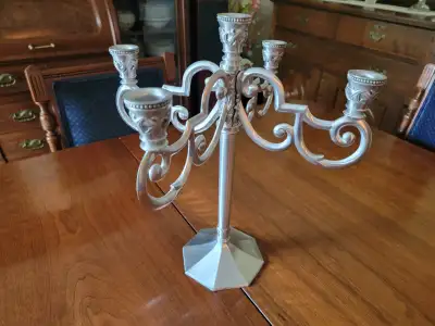 Pewter Candelabra, View more