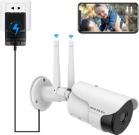 Wireless Camera (3K 5MP & 2-Way Audio & AI Detection) Outdoor, W