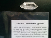 Double Termintated Quartz Crystal