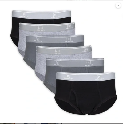 George Mens Cotton Brief Underwear 6 Pack, View more