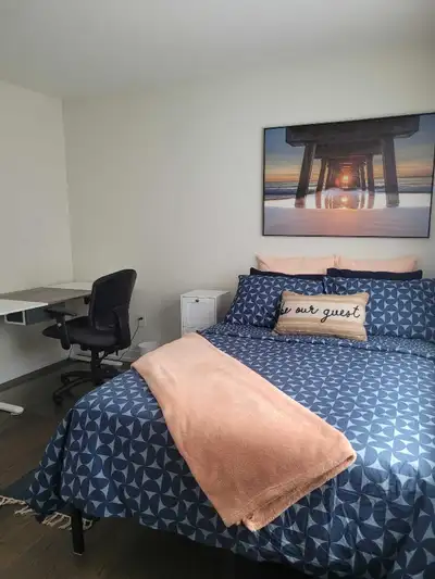 Mid term rental thorold minimum 1 month - next availability JAN 2026.. Brock and Niagara students we...