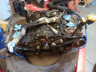 Best offers or trades considered. Motor was running when pulled from 2000 Outback but it has head ga...