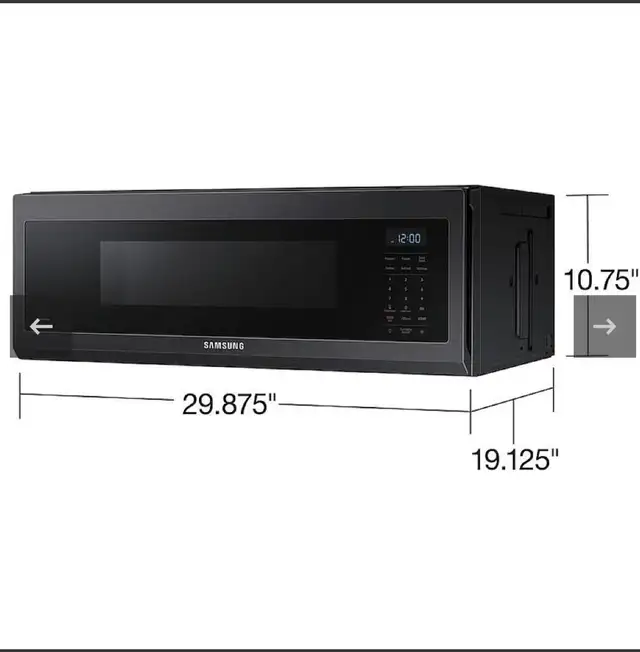 Samsung Slim over the range microwave62863728798338124
