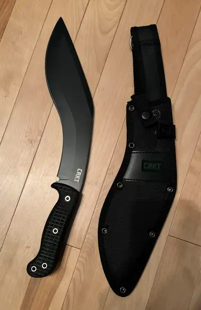 CRKT KUK Kurkri with nylon sheath. RMJ Tactical Design. SK-5 steel. $89 Pick up in Beaumont or possi...