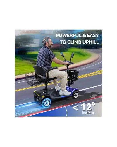 New modern  Electric Scooter Travel Golf Cart 4-Wheel Foldable, View more