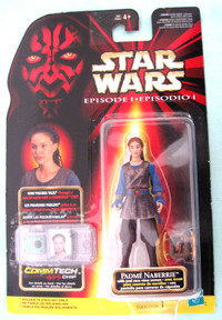 1998 CARDED STAR WARS  Episode 1..PADME NABERRIE w/ TALKING CHIP