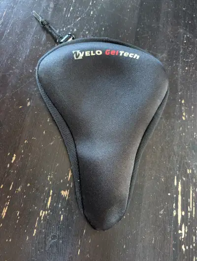 Velo GelTech Gel Bicycle Seat Cover / Cushion Pad – Black, View more