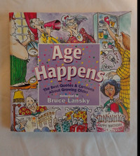 A Fun LOL Book ....Title: "Age Happens"-Tuck in with a Gift!