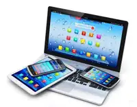 Laptop, Desktop Computers, Tablets, Cell Phone, iPad, iPhone