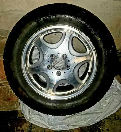 Selling a used Mercedes wheel, complete with a tire as shown in the photos! If you are looking for a...