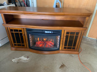TV Stan and Fire Place